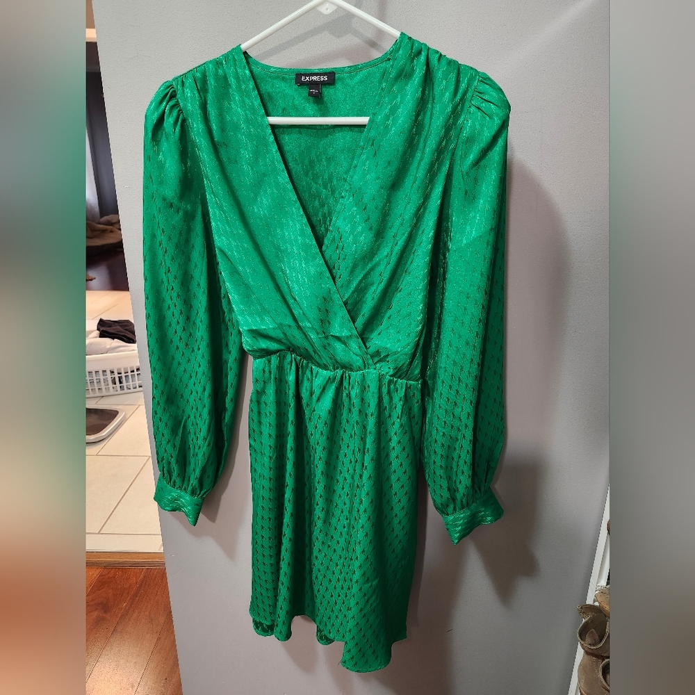 Express Green cocktail dress